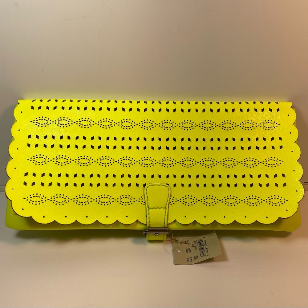 American Eagle Neon Yellow Clutch